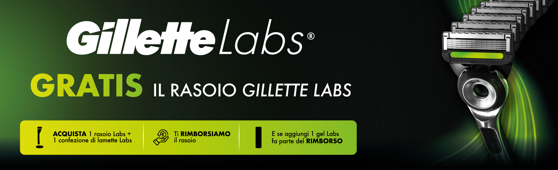 GILLETTE LABS CASHBACK
