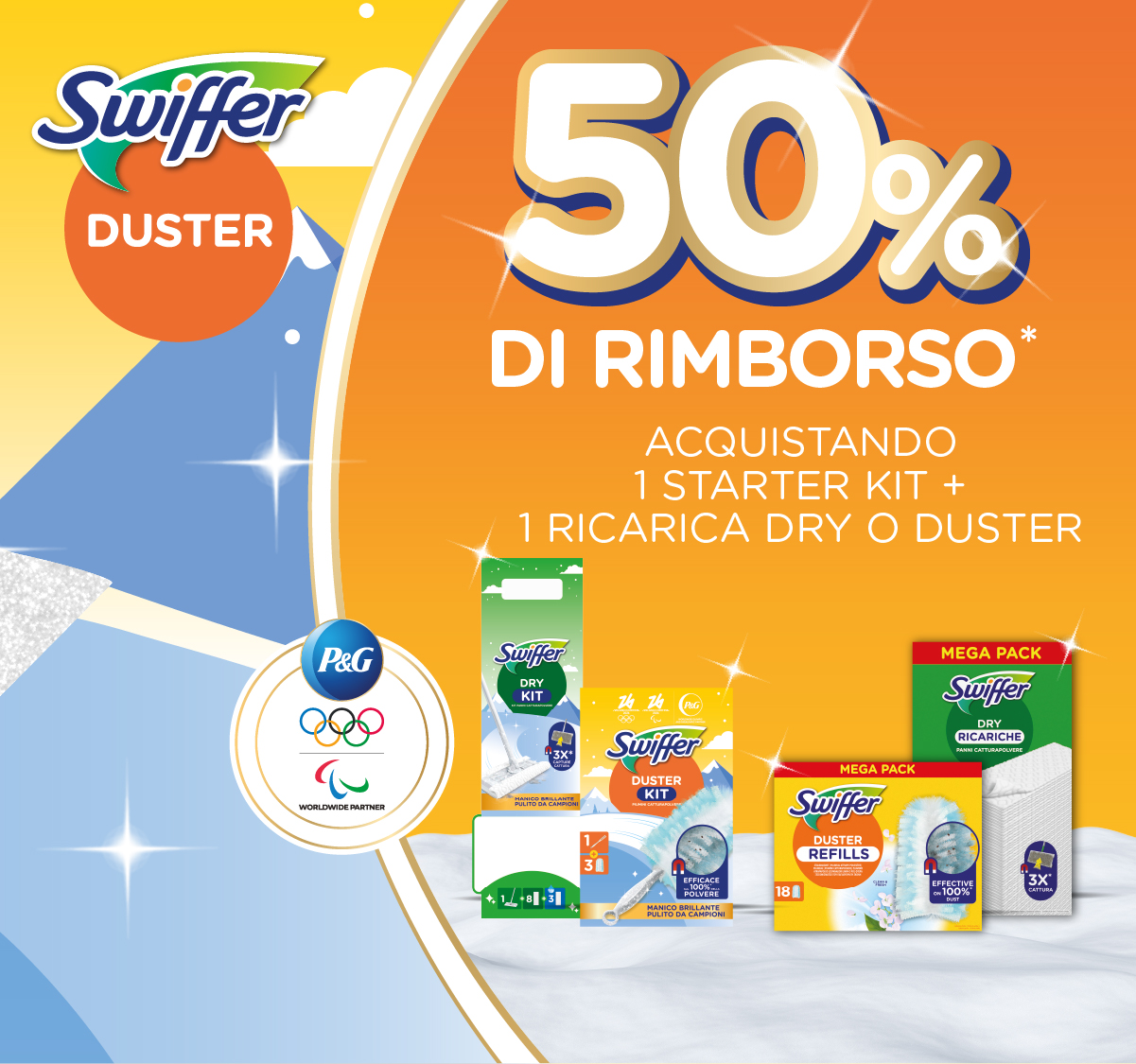 come partecipare a SWIFFER OLYMPICS - Per te