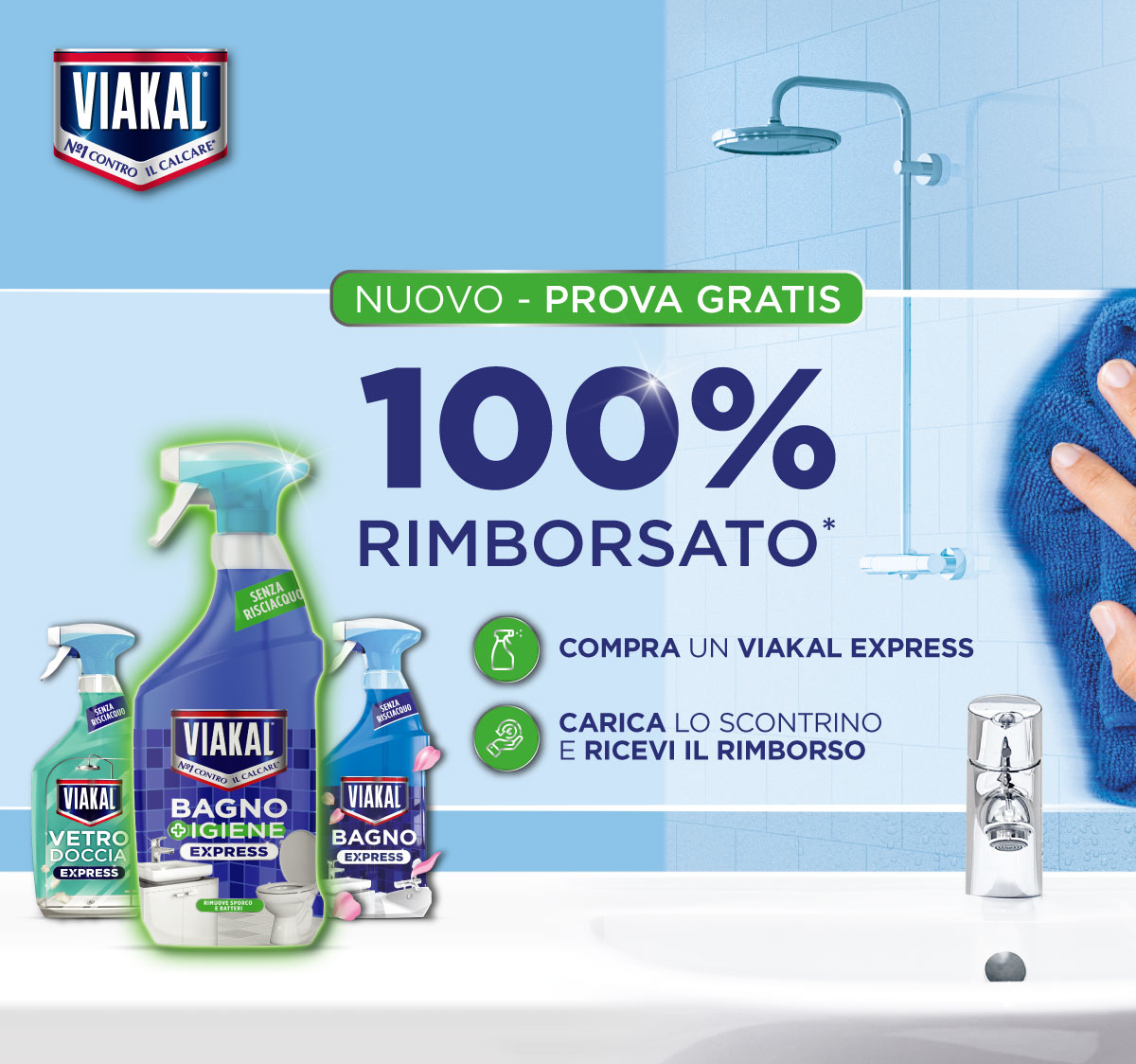 Banner dell'iniziativa Rimborso Viakal Express - Per te.