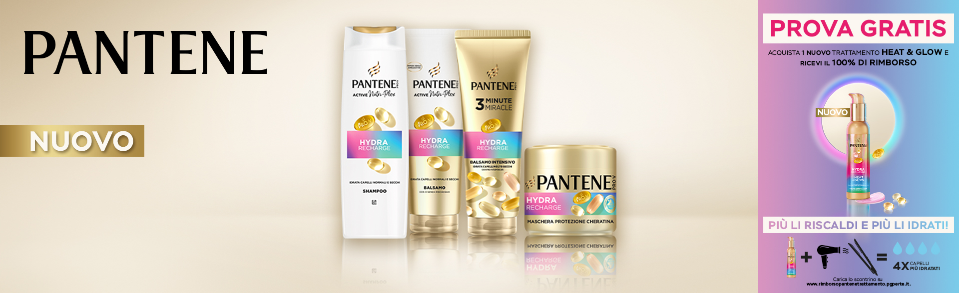 Banner principale che descrive l'iniziativa. Acquista i tuoi prodotti preferiti e partecipa.