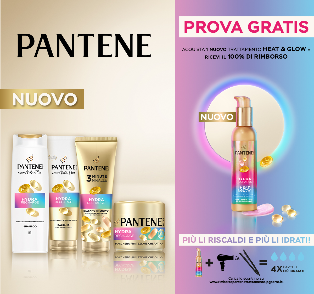 Banner mobile che descrive l'iniziativa. Acquista i tuoi prodotti preferiti e partecipa.