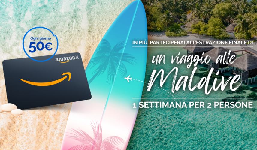 Buono Regalo Amazon.it e foto delle Maldive